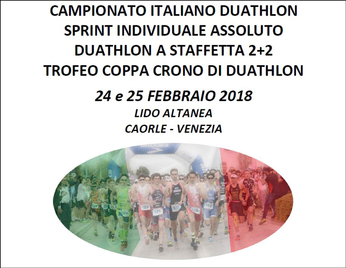 Il TriTeam Pezzutti schiera 5 atleti ai Campionati Italiani di Duathlon Sprint a Caorle