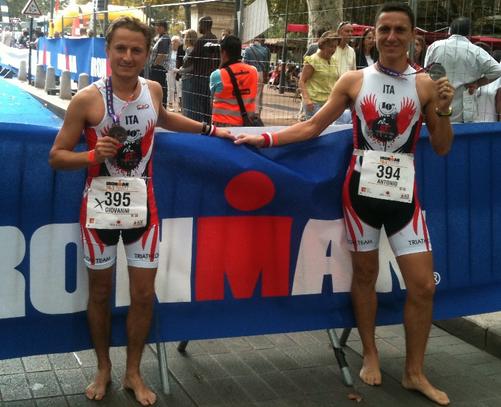 I FRATELLI FINCATO COMPLETANO IL LORO PRIMO IRONMAN IN FRANCIA- A UDINE BENE CORRADIN