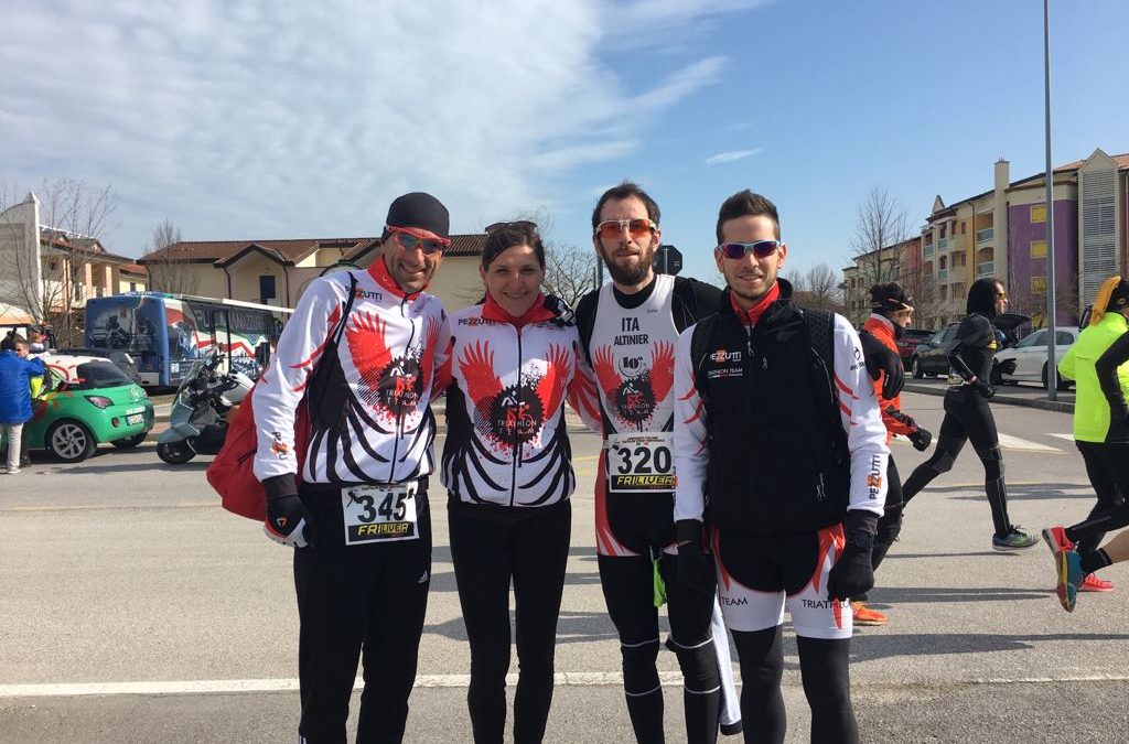 TriTeam Pezzutti al Campionato Italiano Assoluto Duathlon Sprint: Villa 1^ di categoria nell’individuale