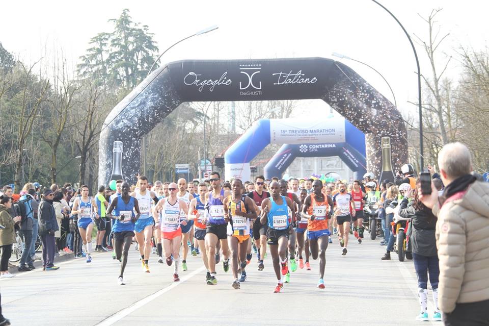 Marco Badali protagonista alla Treviso Marathon di domenica scorsa