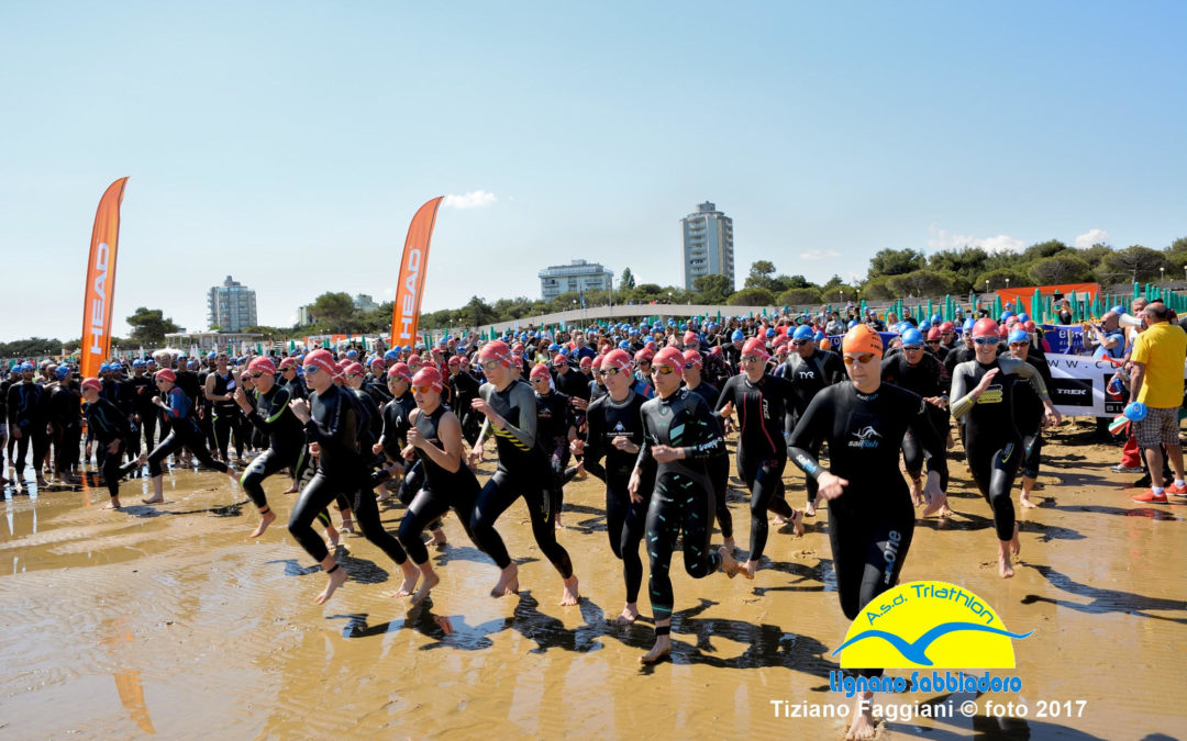 I TRIATLETI DEL TRITEAM PEZZUTTI DOMANI A LIGNANO PER IL CAMPIONATO REGIONALE FVG DI TRIATHLON SPRINT