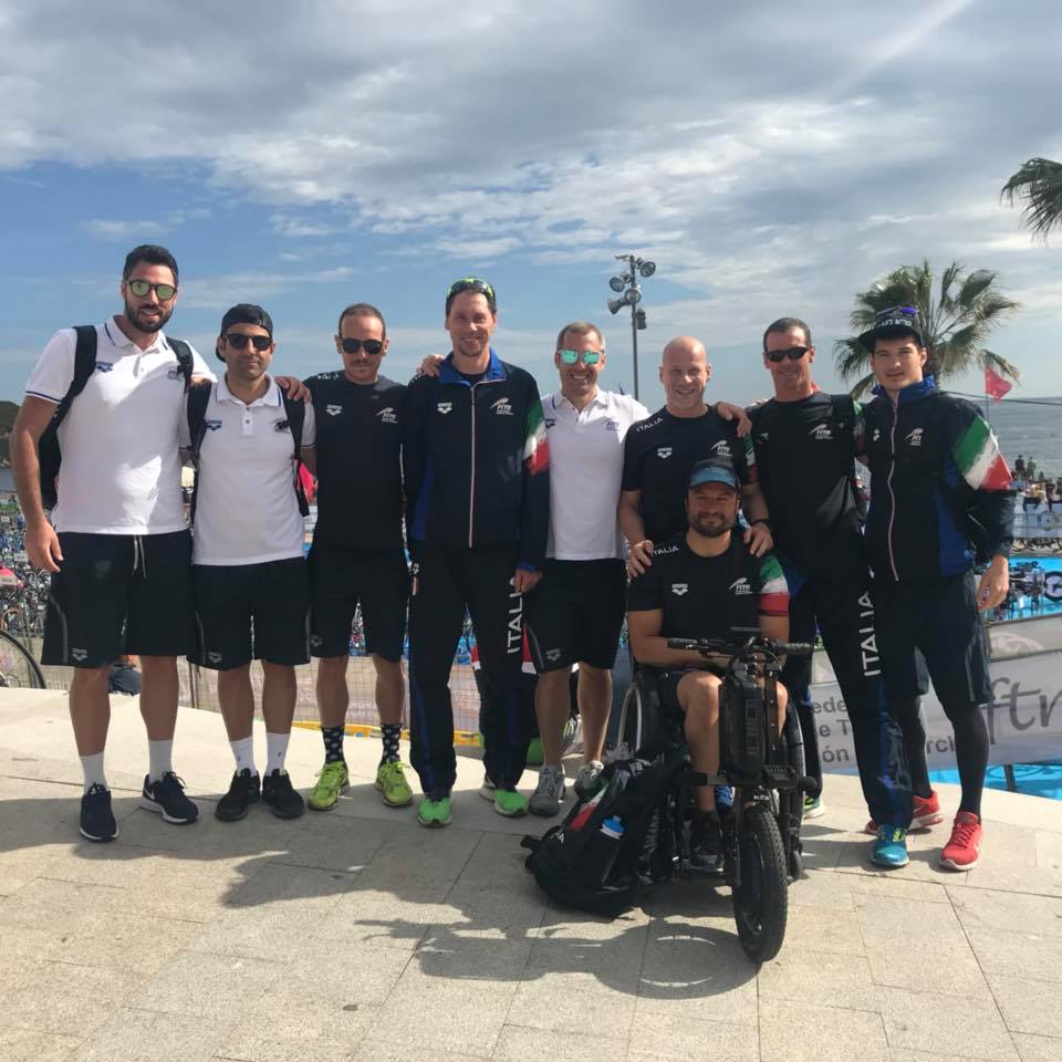 MAURO GAVA DIFENDE I COLORI DELLA NAZIONALE ITALIANA E CONQUISTA IL 5° POSTO DI CATEGORIA AL PARATRIATHLON DI AGUILAS, 1^ TAPPA WORLD CUP
