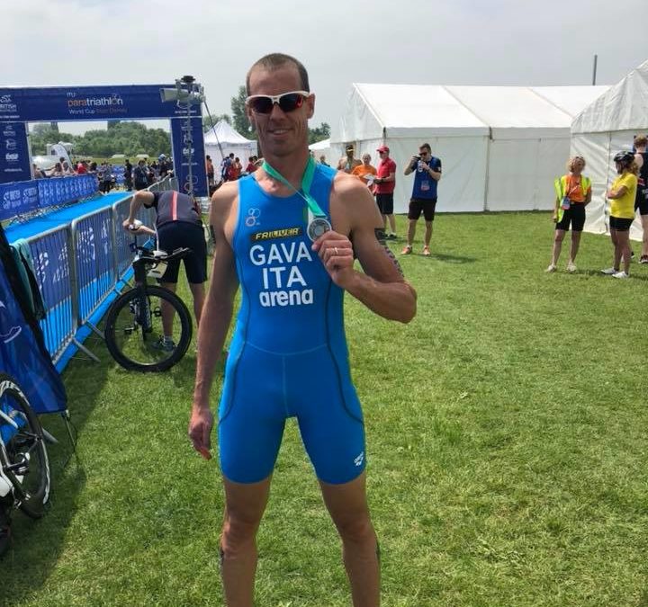 MAURO GAVA PORTA A CASA UN BEL 4° POSTO IN INGHILTERRA CON LA NAZIONALE DI PARATRIATHLON