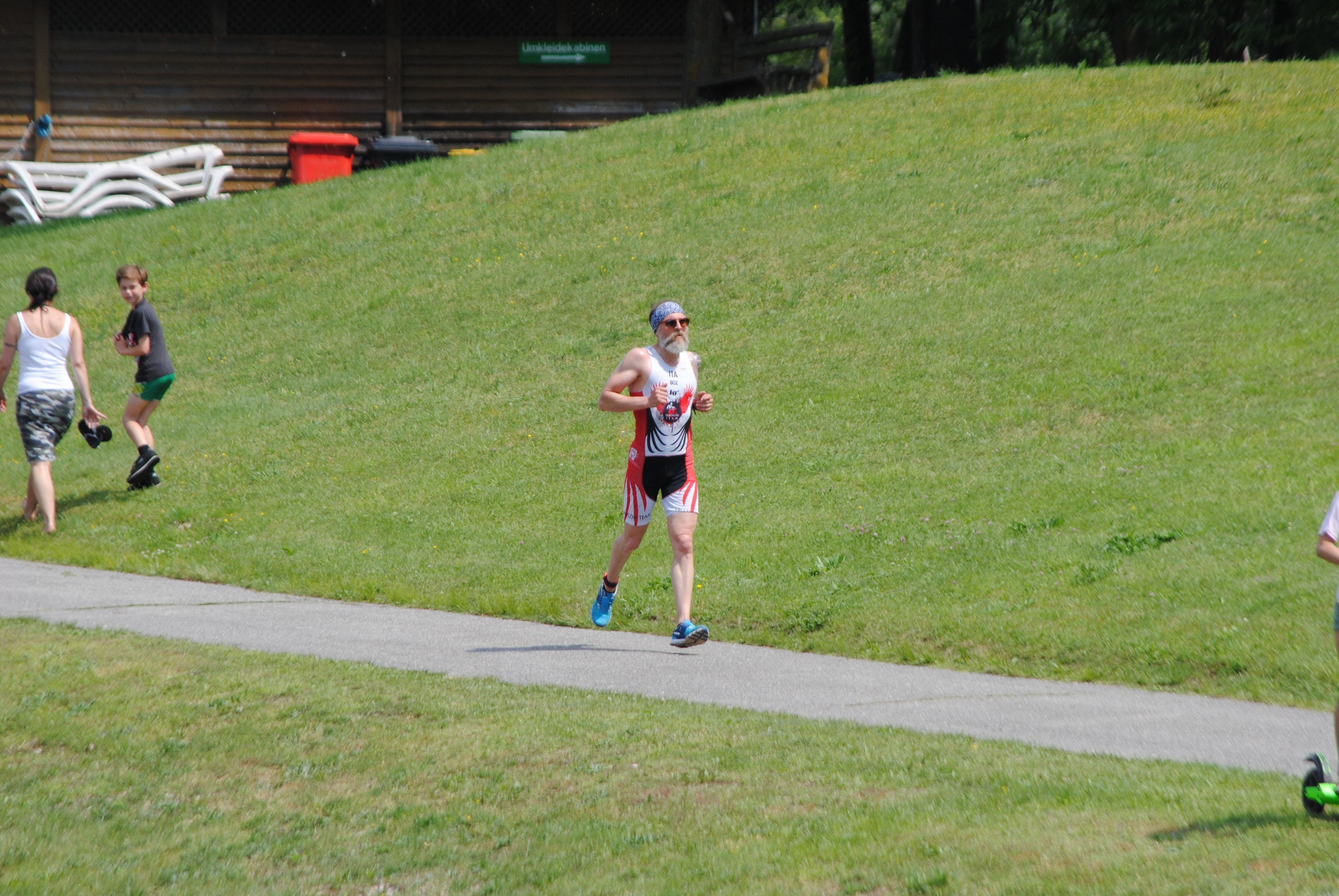 IL TERZETTO DEL TRITEAM PEZZUTTI BOZ-BRUNO-D'ARIA IN GRANDE SPOLVERO ALL'AUSTRIAN 1/2 IRON TRIATHLON