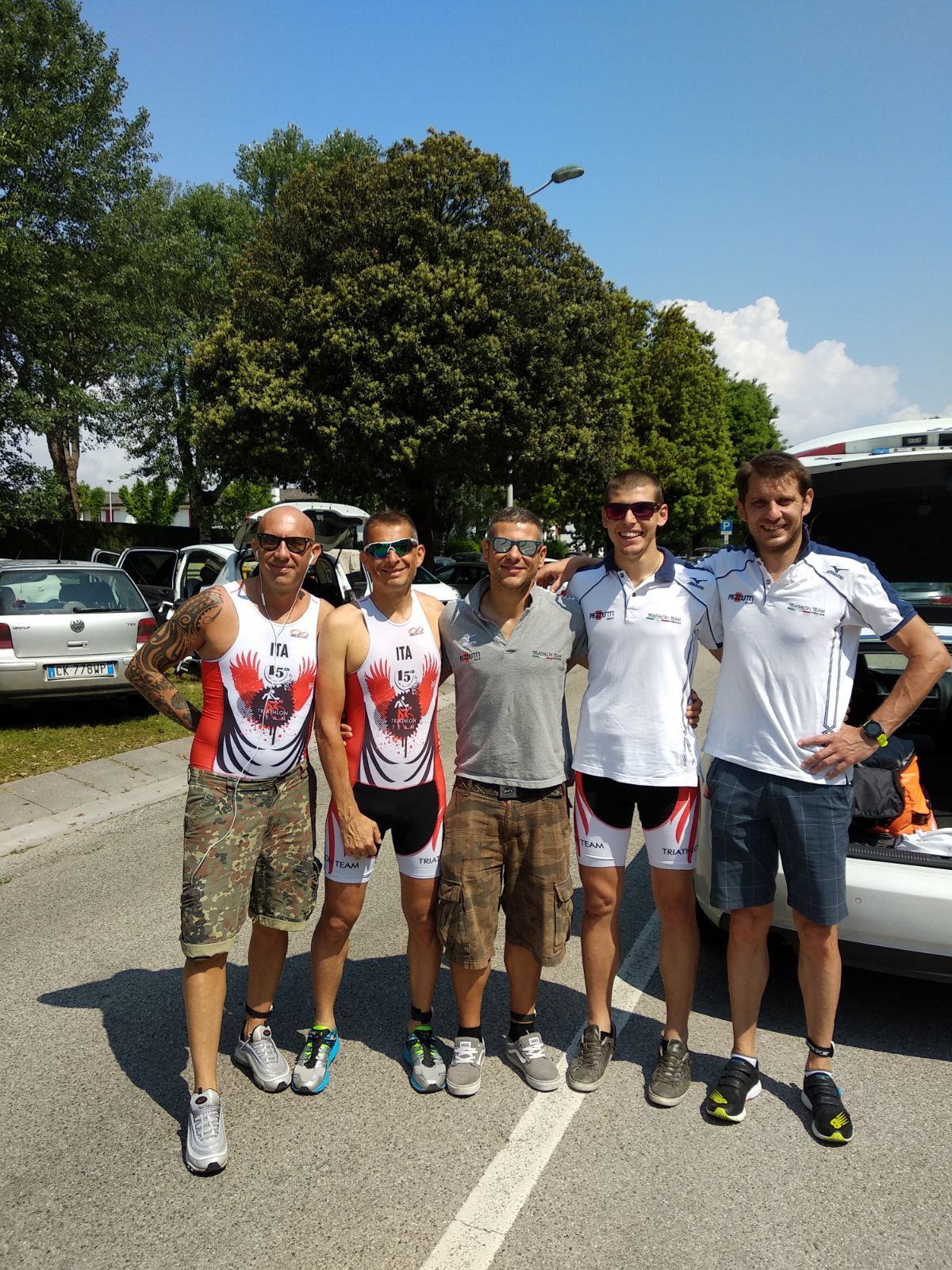 CINQUE GLI ALFIERI DEL TRITEAM PEZZUTTI IN GARA ALLO SPRINT DI CAORLE. LUCA SCAPOL SUL PODIO, 3° POSTO DI CATEGORIA!