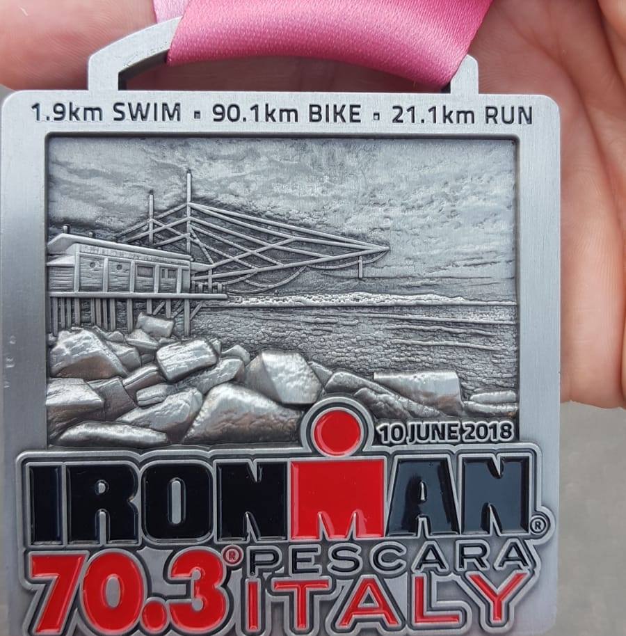 UN INDIMENTICABILE IRONMAN 70.3 DI PESCARA PER IL TRIO DEL TRITEAM PEZZUTTI COMPOSTO DA GIANLUIGI BERTON, IVAN FURLAN E DARIO NADAL