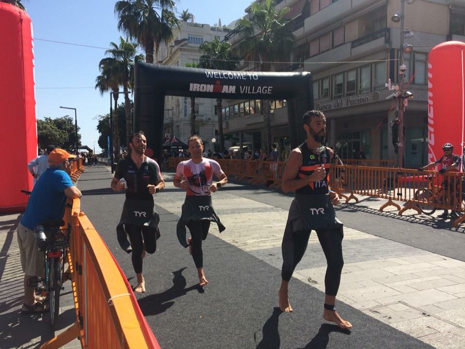 UN INDIMENTICABILE IRONMAN 70.3 DI PESCARA PER IL TRIO DEL TRITEAM PEZZUTTI COMPOSTO DA GIANLUIGI BERTON, IVAN FURLAN E DARIO NADAL