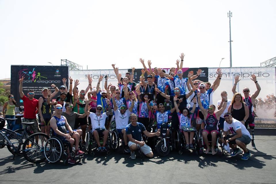 MAURO GAVA SI PRENDE LA MAGLIA TRICOLORE AI CAMPIONATI ITALIANI DI PARATRIATHLON A PORTO SANT'ELPIDIO