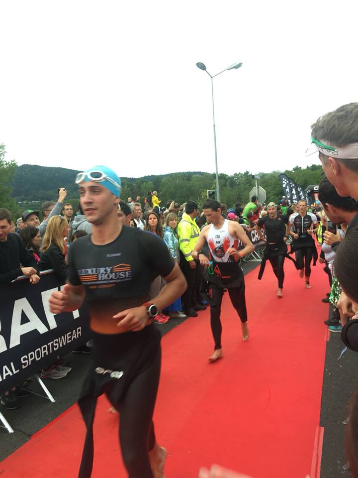 MARCO BADALI E MICHELE COZZARIN SPLENDIDI FINISHER ALL'IRONMAN AUSTRIA DI KLAGENFURT