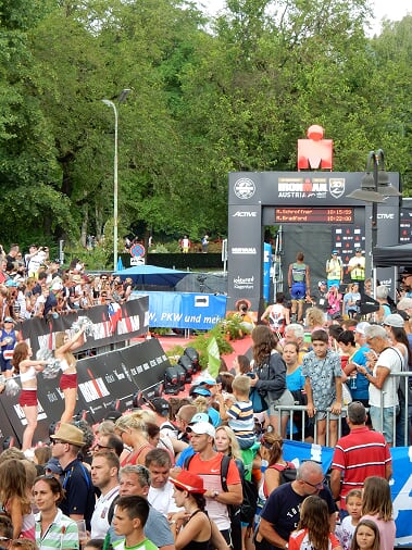 MARCO BADALI E MICHELE COZZARIN SPLENDIDI FINISHER ALL'IRONMAN AUSTRIA DI KLAGENFURT