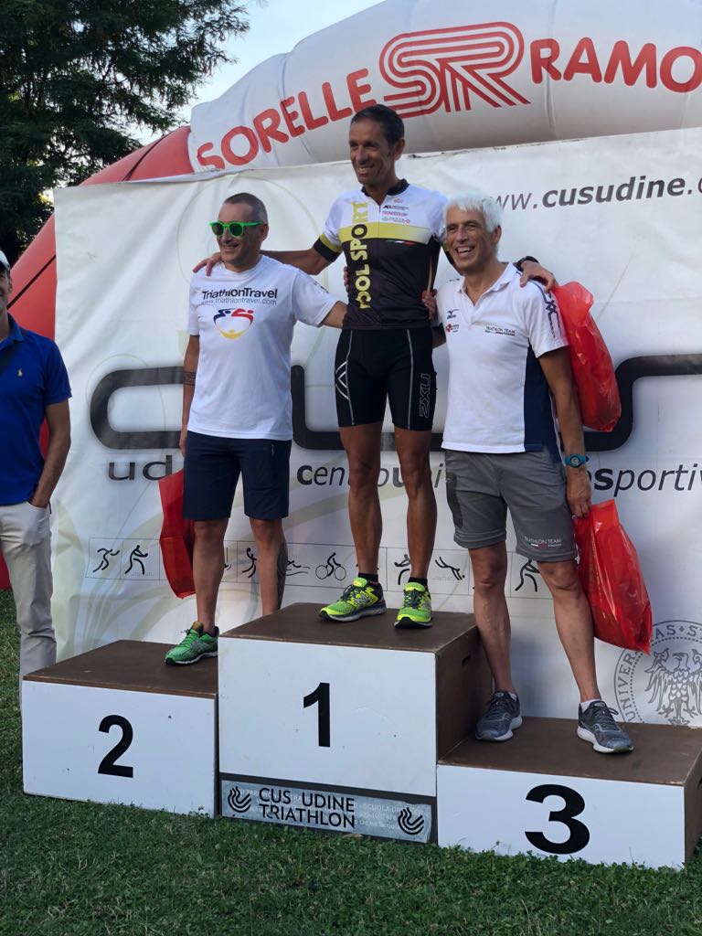 TRIATHLON TEAM PEZZUTTI IN GRANDE SPOLVERO AL "TRIATHLON SPRINT CITTA' DI UDINE": VITA, GAVA, BRUNO E TURCHET SUL PODIO