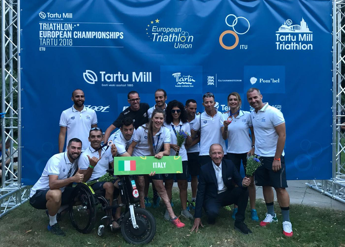 UN CONVINCENTE MAURO GAVA CONQUISTA IL 6° POSTO AI CAMPIONATI EUROPEI DI PARATRIATHLON A TARTU, IN ESTONIA