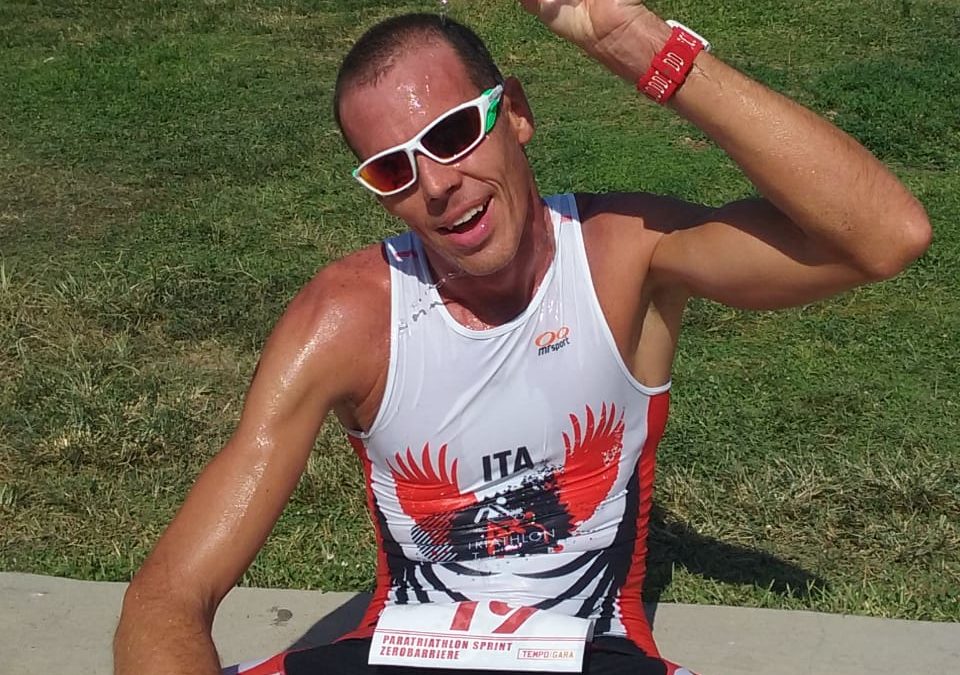 MAURO GAVA SI AGGIUDICA A BARI IL CAMPIONATO ITALIANO DI PARATRIATHLON DEL CIRCUITO IPS, NELLA CATEGORIA PTS5!