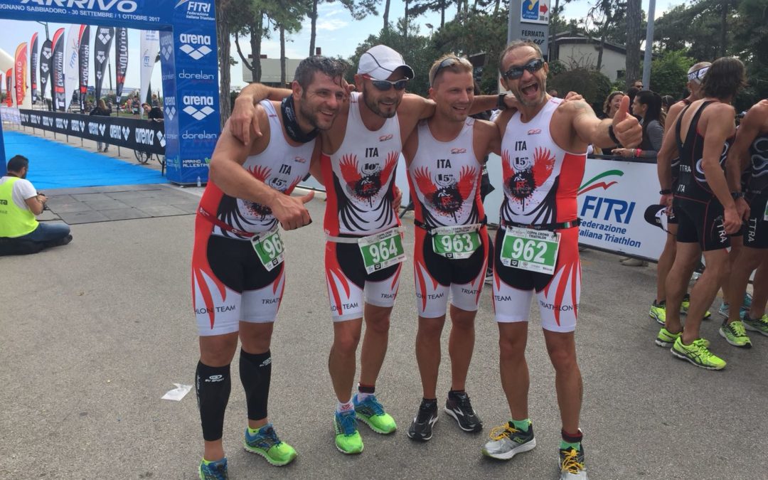 TRITEAM PEZZUTTI A LIGNANO CON TRE SQUADRE PER LA COPPA CRONO DEI CAMPIONATI ITALIANI DI TRIATHLON SPRINT!