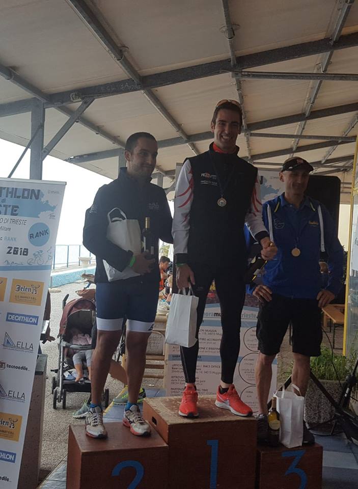 ANCORA TRE PODI PER IL TRITEAMPN A MUGGIA: A. VITA 12° ASSOLUTO E 1° DI CATEGORIA NELL'OLIMPICO, GAVA E BRUNO PRIMI DI CAT. NELLO SPRINT