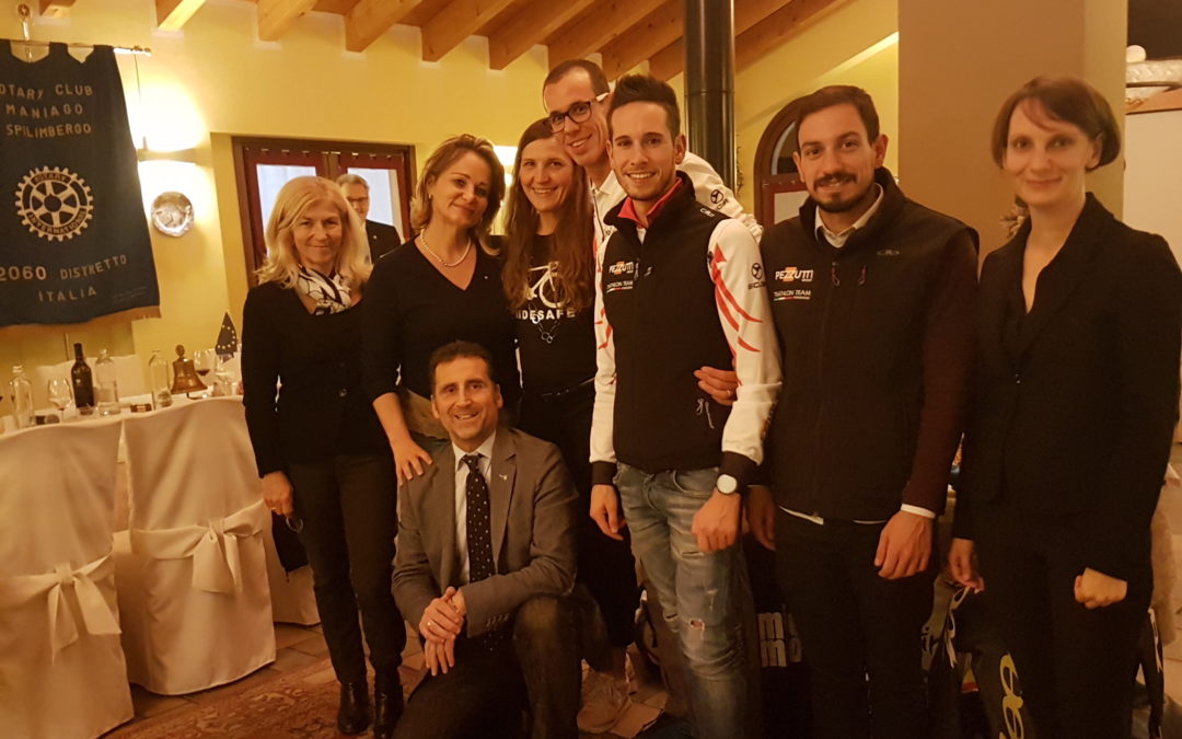 TRIATHLON TEAM PEZZUTTI OSPITE DEL ROTARY CLUB DI MANIAGO-SPILIMBERGO