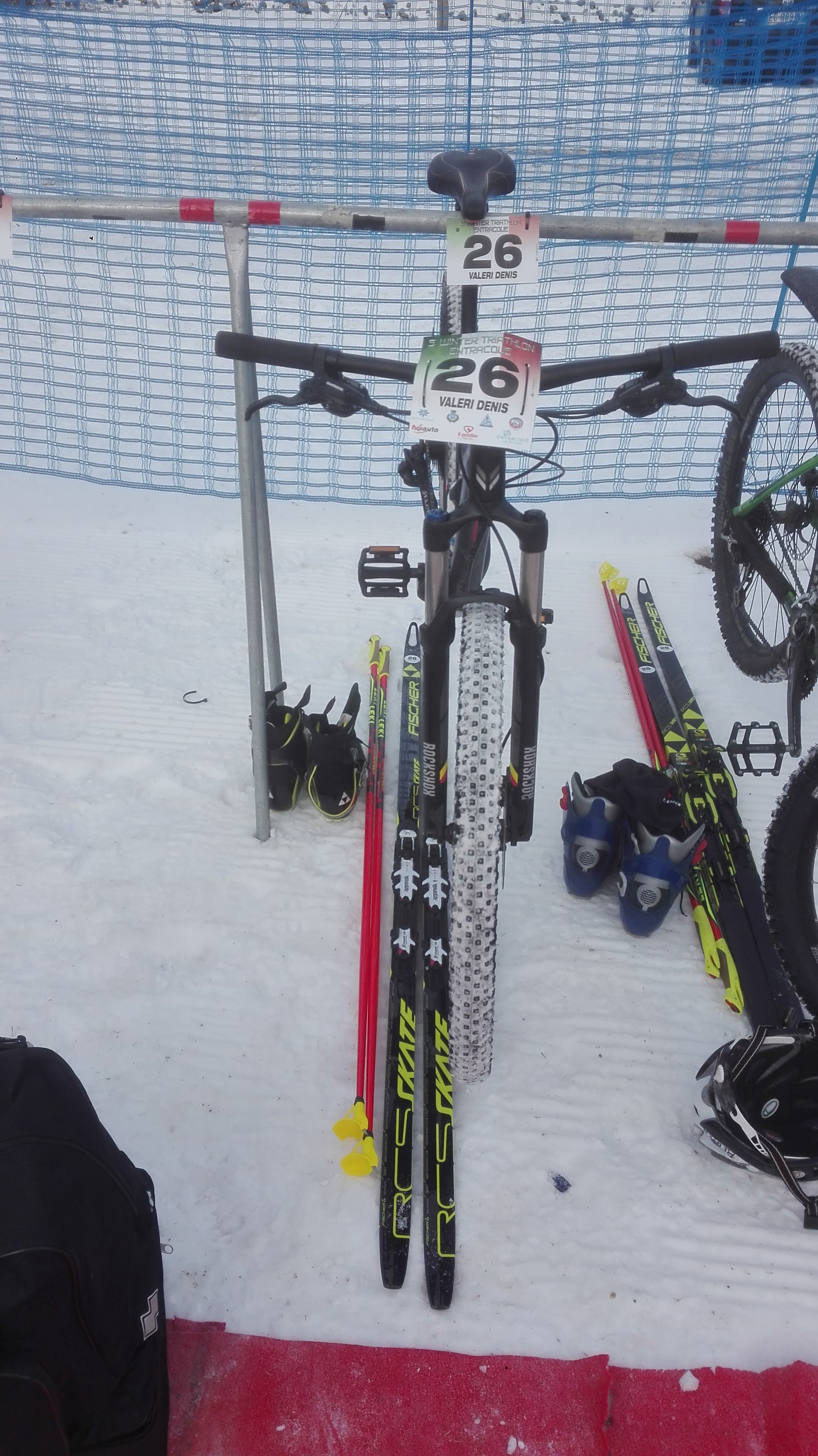 PRENDE IL VIA LA STAGIONE DELLA TRIPLICE: DENIS VALERI OTTIMO FINISHER AI CAMPIONATI ITALIANI DI WINTER TRIATHLON A CUNEO!