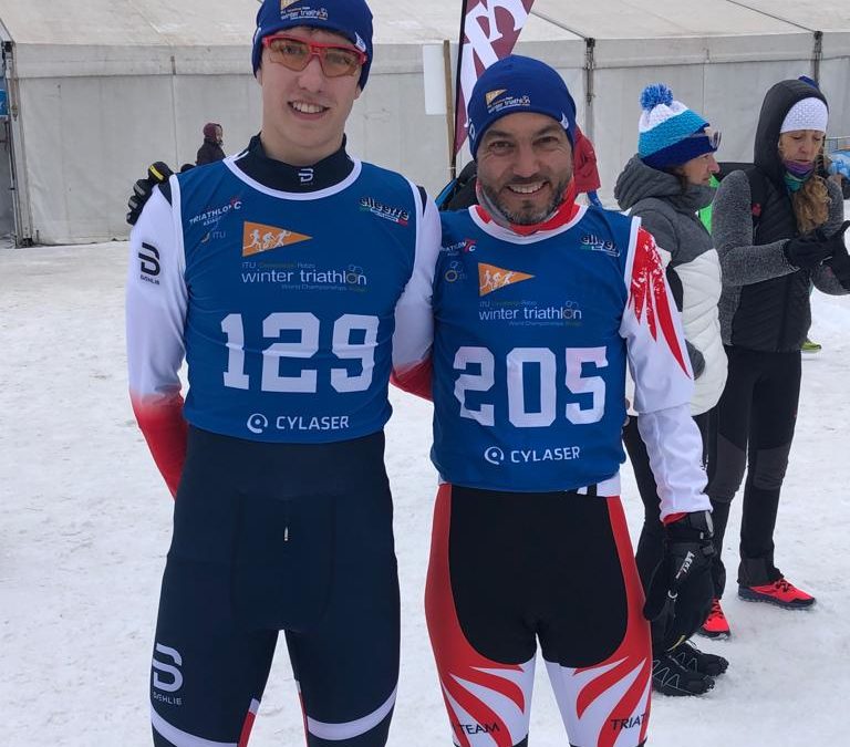 TRITEAM PEZZUTTI OK SULLE NEVI DI ASIAGO: VALERI E FEDRIGO FINISHER AI MONDIALI DI WINTER TRIATHLON