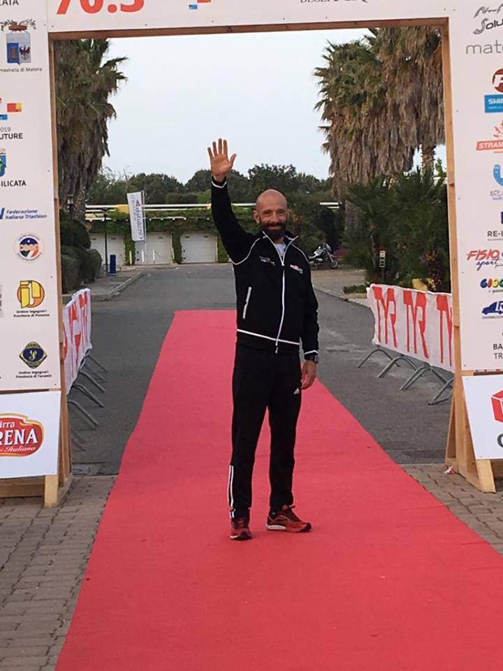 LUIGI D'ARIA OTTIMO FINISHER AL 1° TRIATHLON MEDIO DEGLI ARGONAUTI, IN BASILICATA