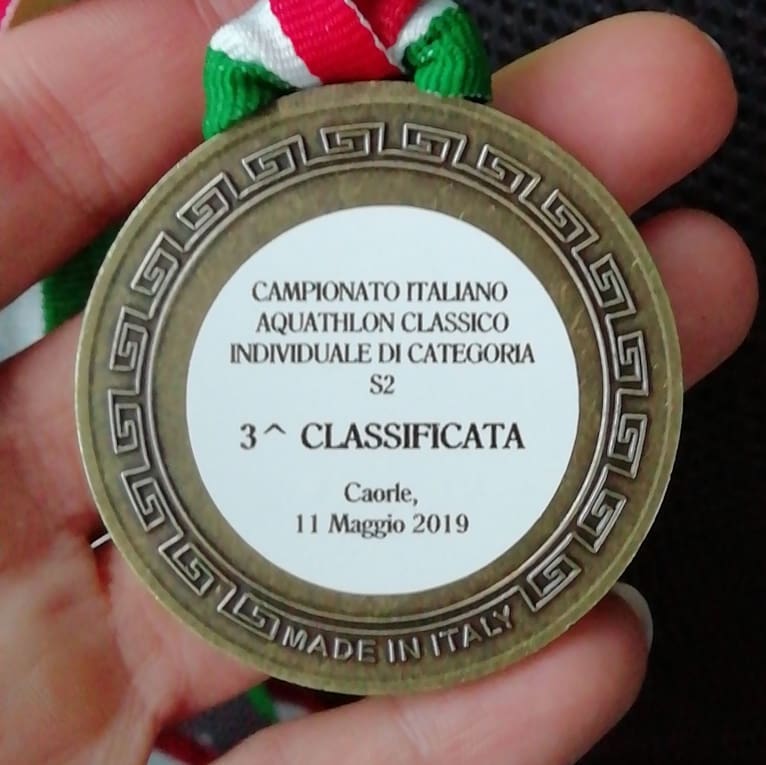 JENNY TELLAN CONQUISTA IL 3° POSTO DI CATEGORIA AL CAMPIONATO ITALIANO DI AQUATHLON, A CAORLE