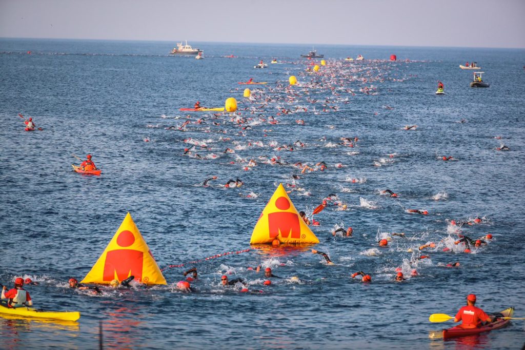 MARCO BADALI FINISHER ALL'INFUOCATO IRONMAN DI NIZZA, IN FRANCIA