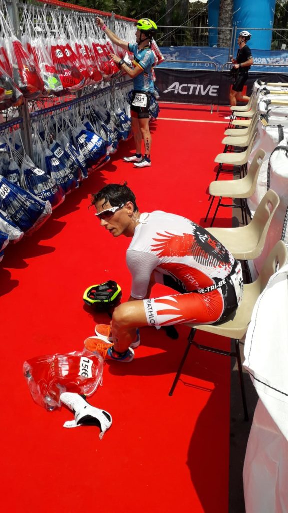 MARCO BADALI FINISHER ALL'INFUOCATO IRONMAN DI NIZZA, IN FRANCIA