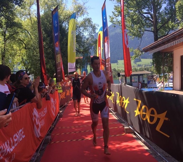 DAVIDE FACCA FINISHER NELLA “FORNACE” DEL MEZZO IRONMAN DEL CHALLENGE WALCHSEE, IN AUSTRIA