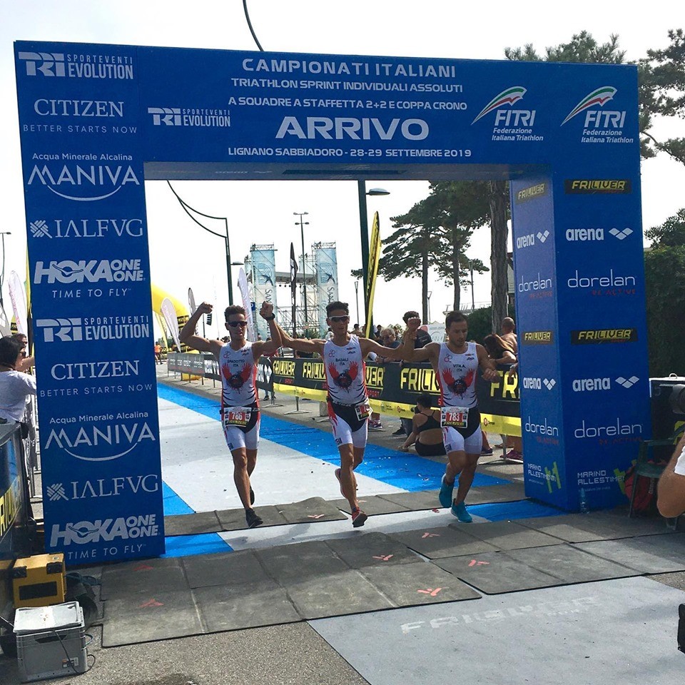 BILANCIO POSITIVO PER IL PEZZUTTI AI CAMPIONATI ITALIANI DI TRIATHLON SPRINT DI LIGNANO SABBIADORO