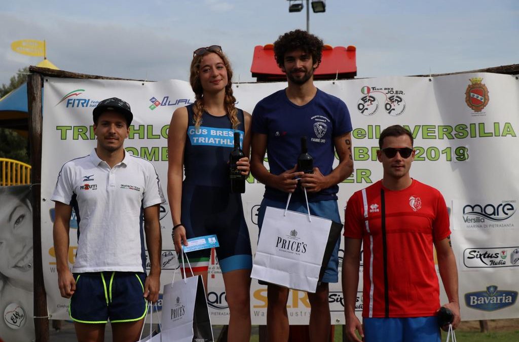 BEL FINALE DI STAGIONE PER I FRATELLI VITA E ALBERTO FAVARO AL 2° TRIATHLON OLIMPICO DELLA VERSILIA