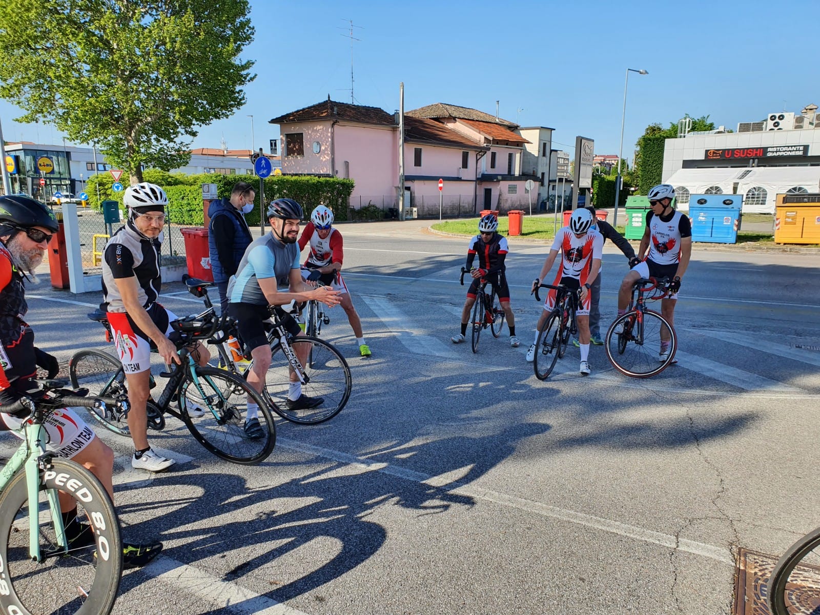 USCITA IN BICICLETTA PER IL TRIATHLON TEAM