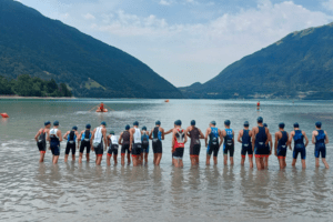 I kids del Triathlon Team all'Aquathlon di Alpago