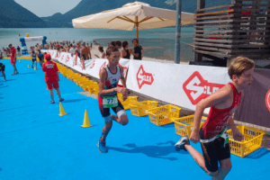 I kids del Triathlon Team all'Aquathlon di Alpago