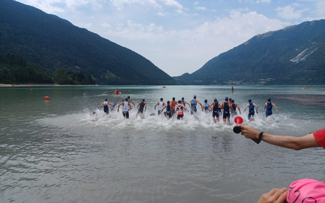I kids del Triathlon Team all’Aquathlon di Alpago