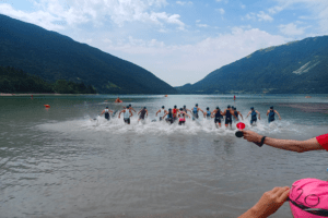 I kids del Triathlon Team all'Aquathlon di Alpago