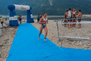 I kids del Triathlon Team all'Aquathlon di Alpago