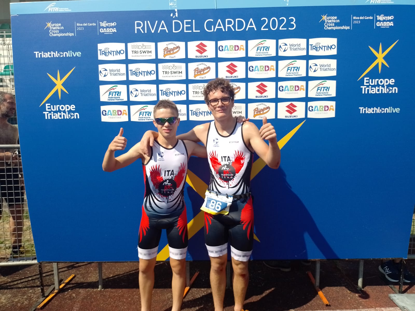 I Kids a Riva del Garda, Bruno e Toffolon al Delta Po Triathlon