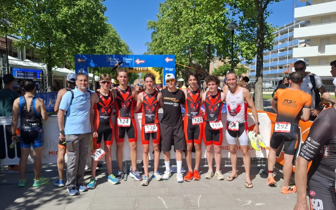 TriTeamPordenone Pezzutti   in  Italia  a Caorle(VE) – Bibione (UD)   alla Croazia Croazia/Lussino  9/11 maggio  2025