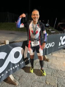 Grande prova di Denis Valeri all'ICON Livigno Xtreme Triathlon